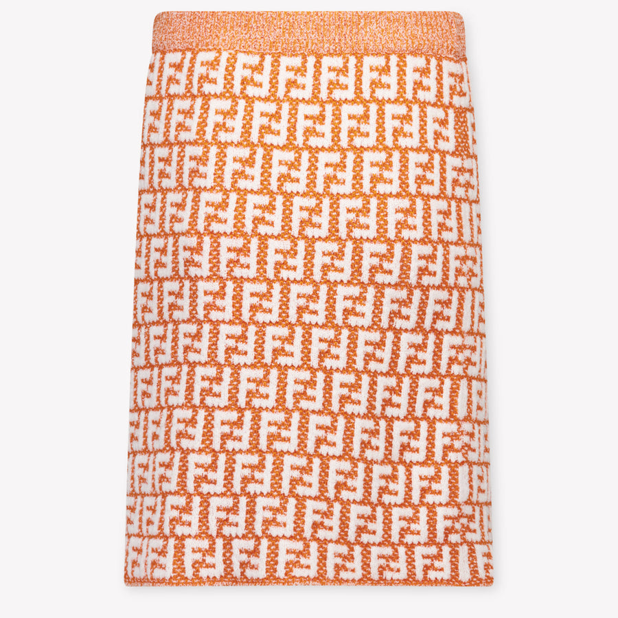 Fendi Kinder Mädchen Rock rein Orange
