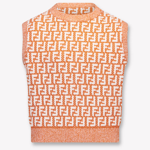 Fendi niños Chicas Camiseta adentro Naranja