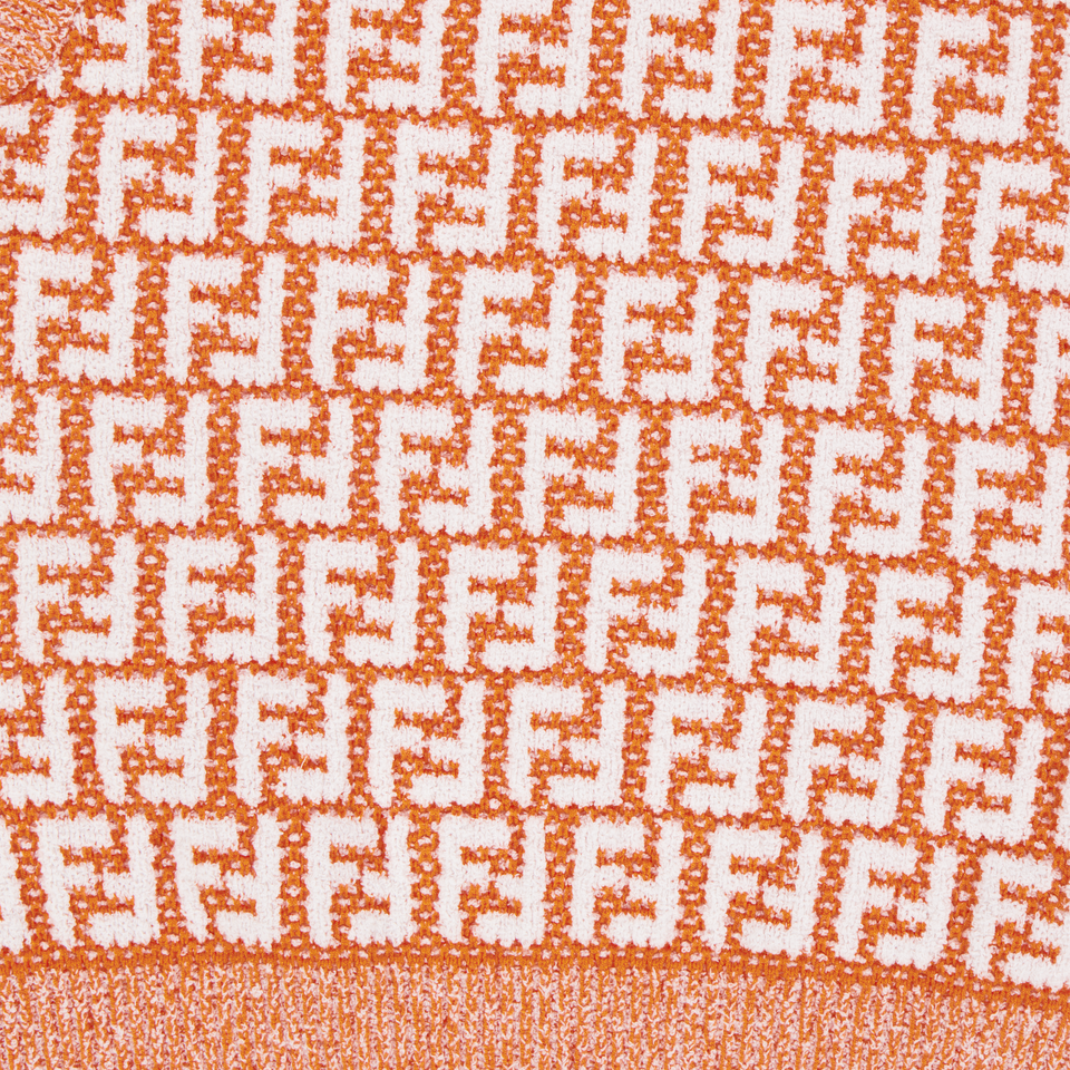 Fendi Kinder Mädchen T-Shirt In Orange