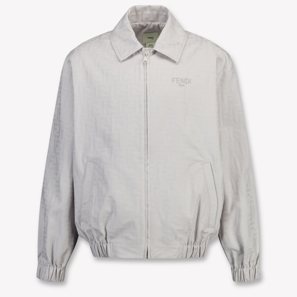 Fendi Enfants Garçons Veste d'été Gris Clair