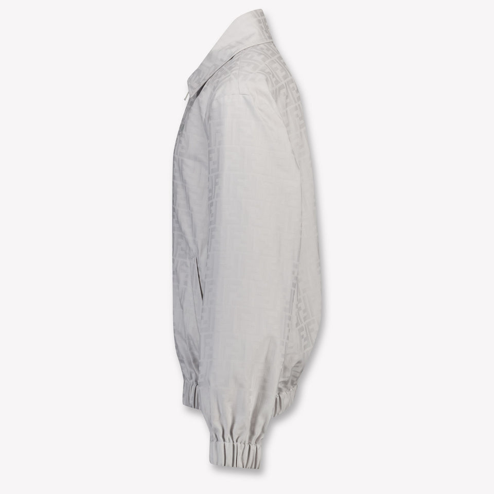 Fendi Enfants Garçons Veste d'été Gris Clair