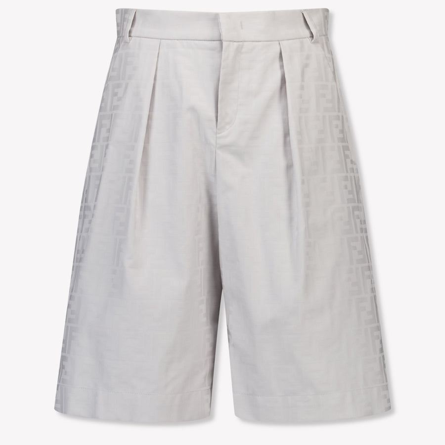 Fendi Bambini Ragazzi Pantaloncini dentro Grigio Chiaro