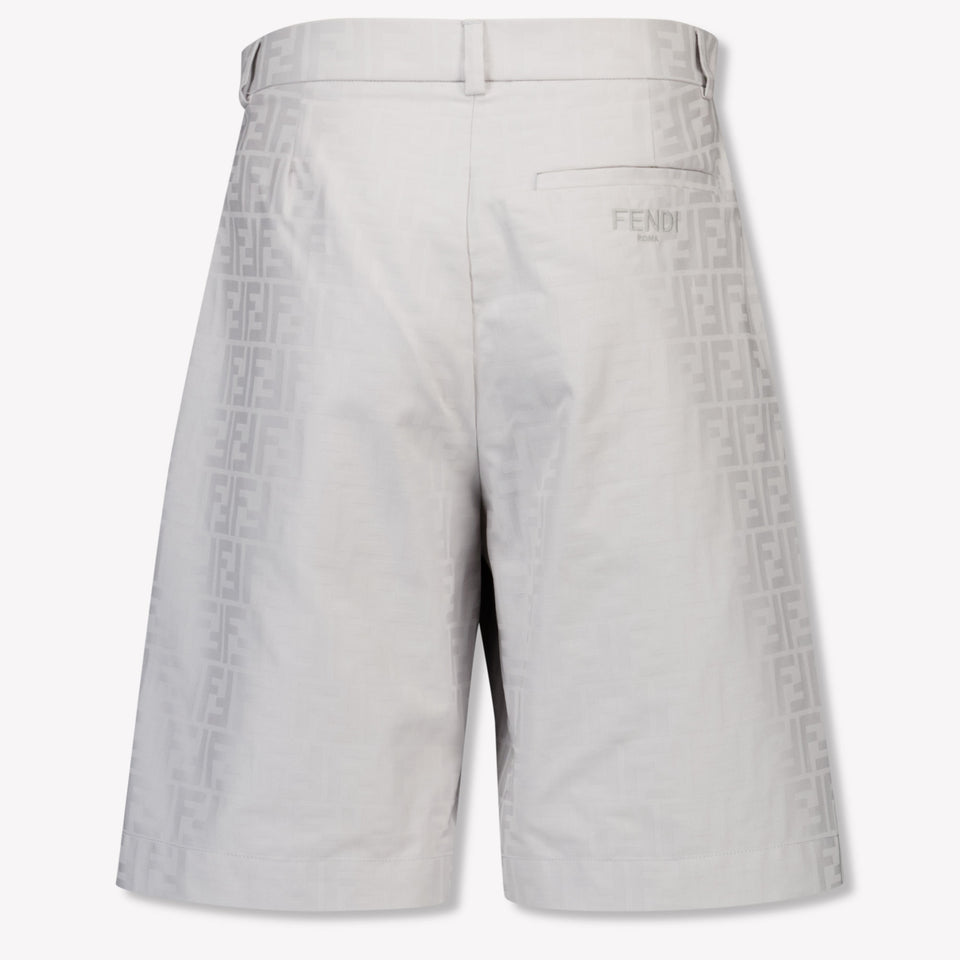 Fendi Enfants Garçons Short dans Gris Clair