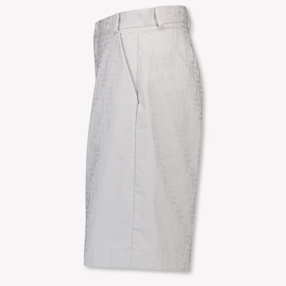 Fendi Enfants Garçons Short dans Gris Clair