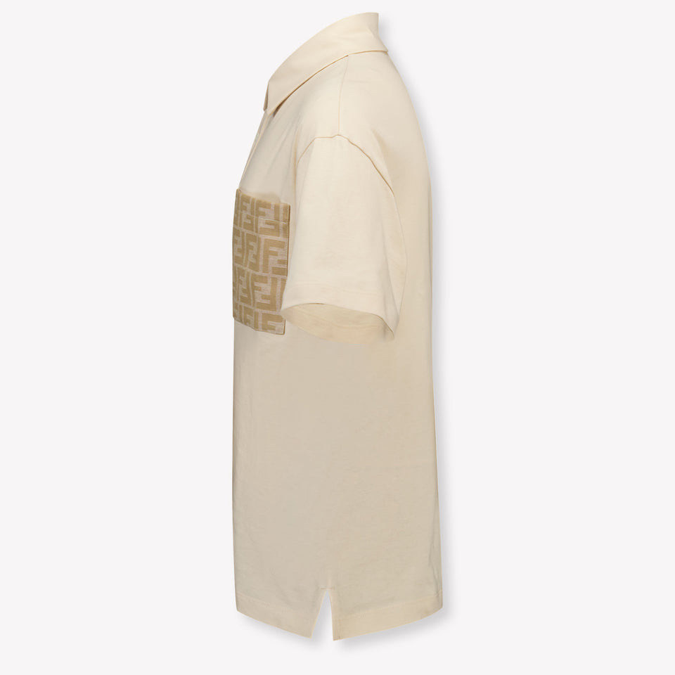 Fendi niños Chicos polo en Beige