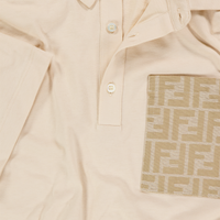 Fendi Bambini Ragazzi Polo In Beige