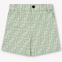 Fendi Baby-Unisex-Shorts Hellgrün