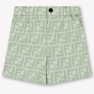 Fendi Baby-Unisex-Shorts Hellgrün
