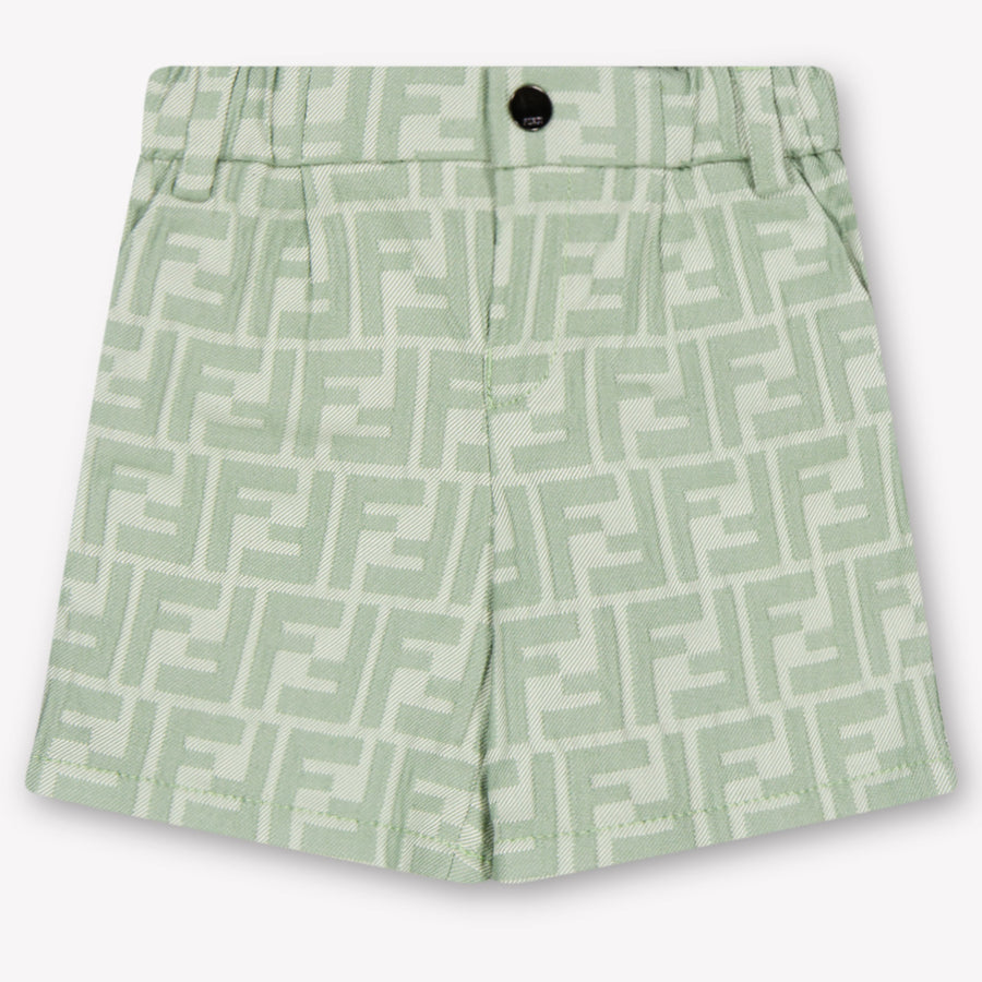 Fendi Baby-Unisex-Shorts Hellgrün