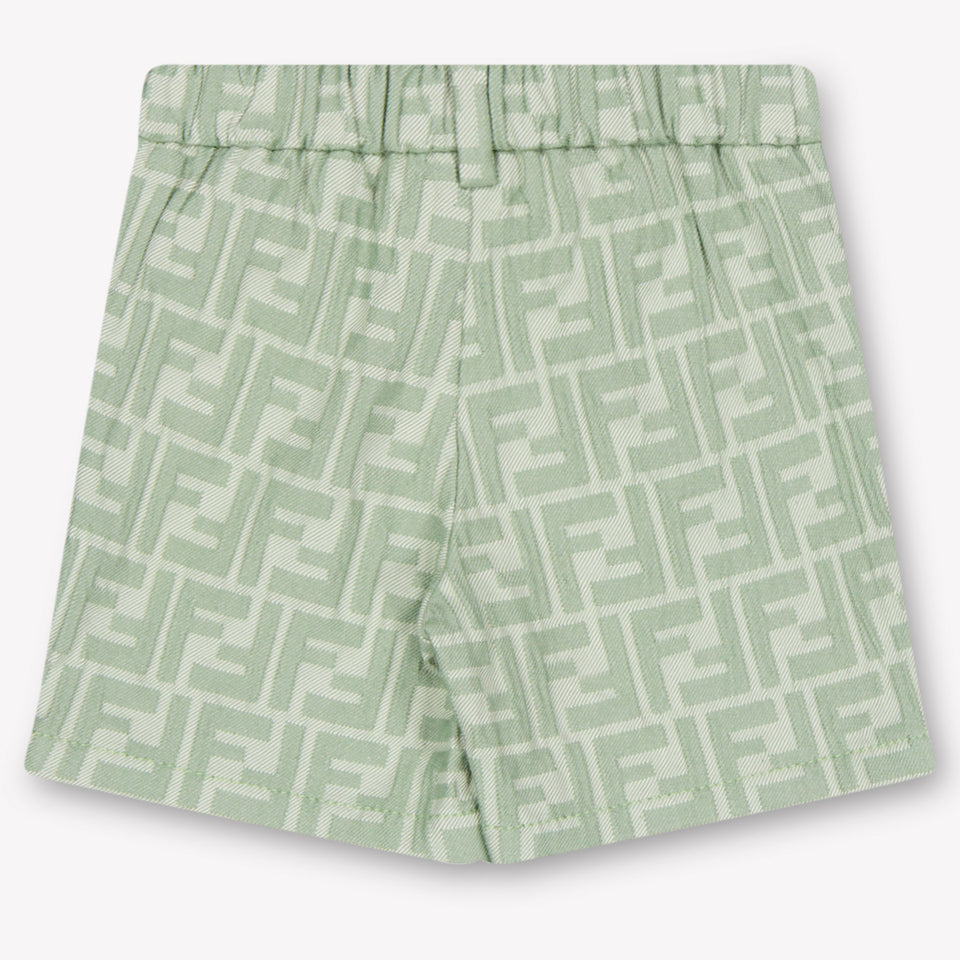 Fendi bebe Unisex pantalones cortos en Verde Claro