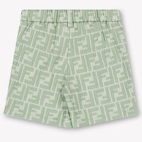Fendi Baby-Unisex-Shorts Hellgrün