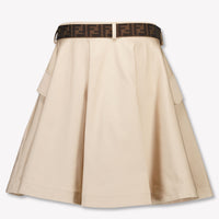 Fendi Kinder Mädchen Rock rein Beige