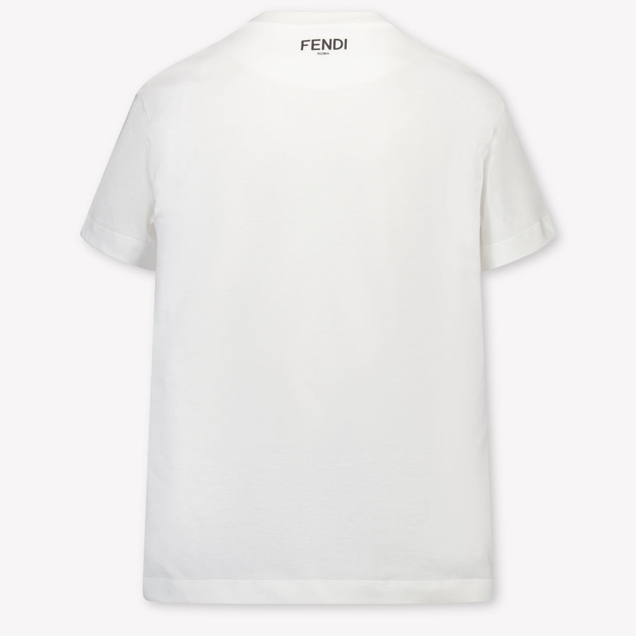 Fendi Kinder Mädchen T-Shirt In Weiß