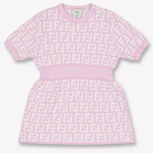 Fendi Bébé Filles Habillez-vous Rose Léger