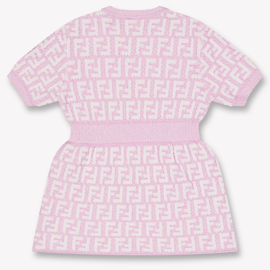 Fendi Bébé Filles Habillez-vous Rose Léger