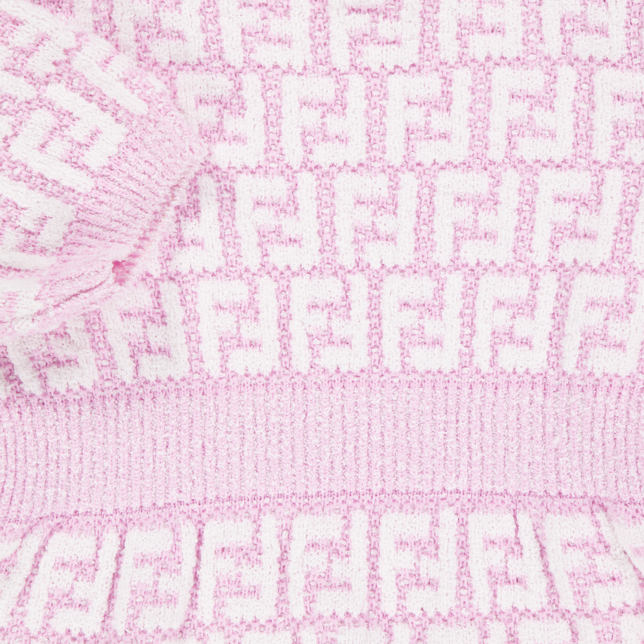 Fendi Bébé Filles Habillez-vous Rose Léger