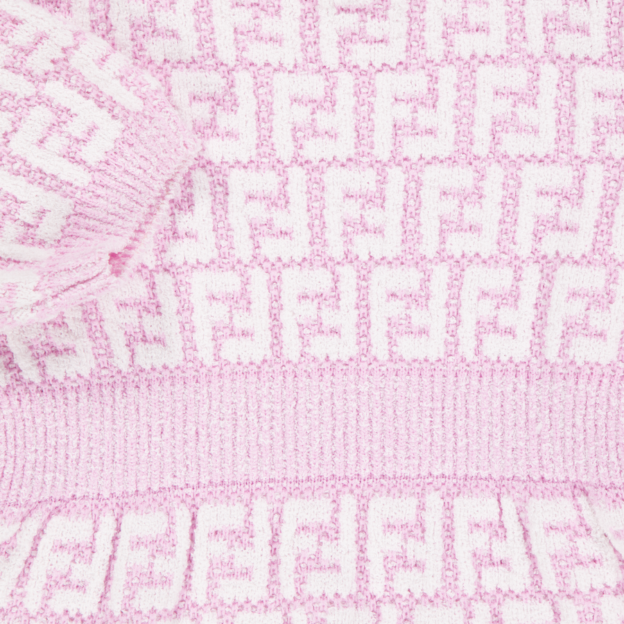 Fendi Bébé Filles Habillez-vous Rose Léger