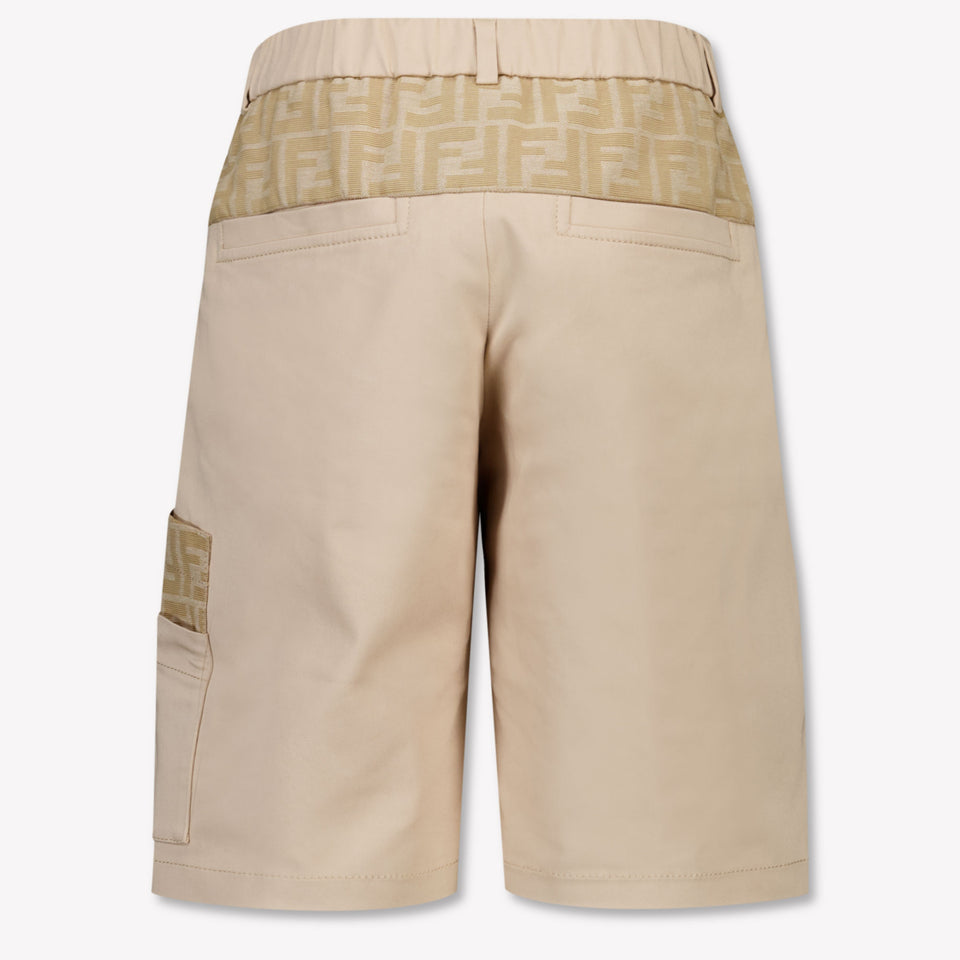 Fendi Bambini Ragazzi Pantaloncini dentro Beige