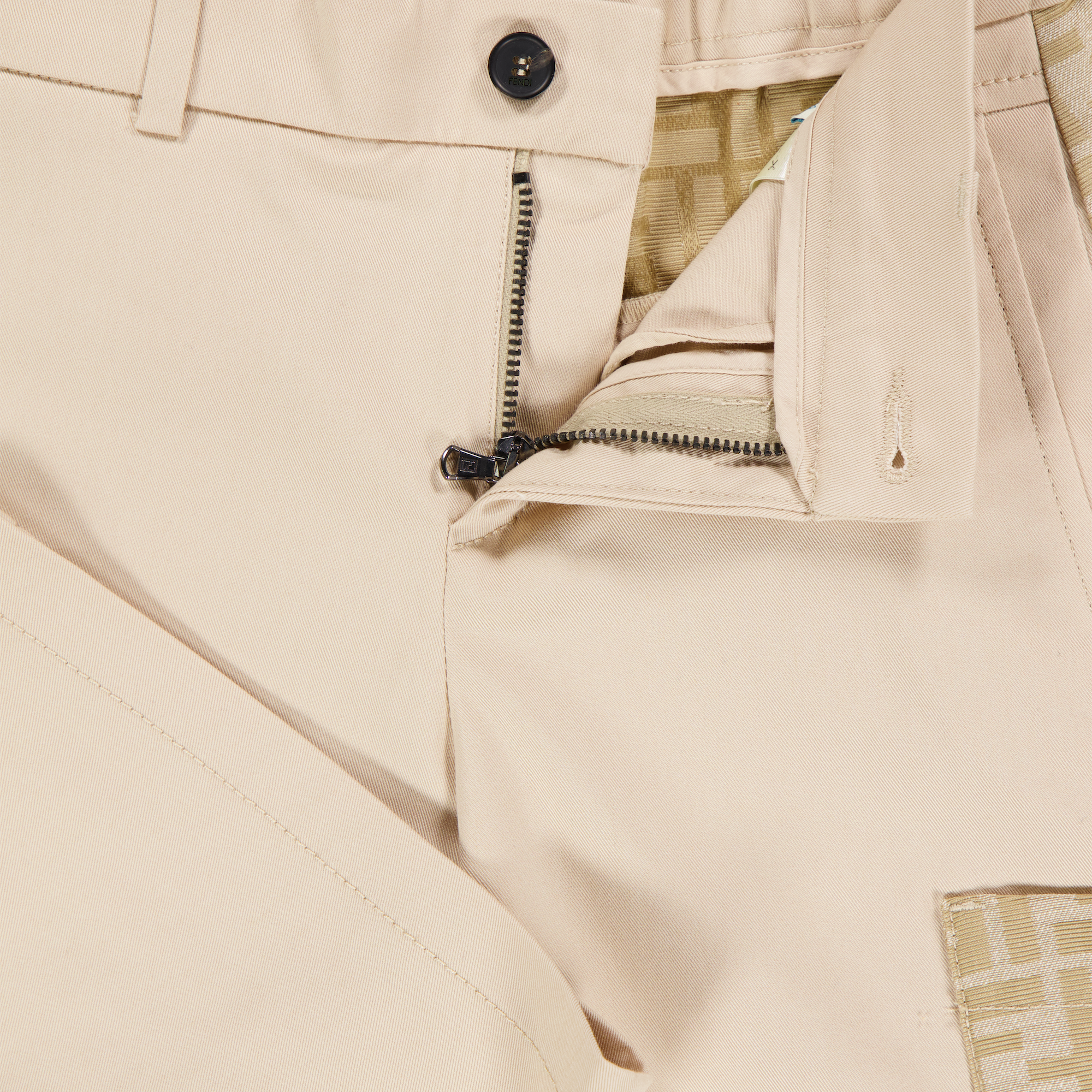 Fendi Kinder Jungen Shorts rein Beige