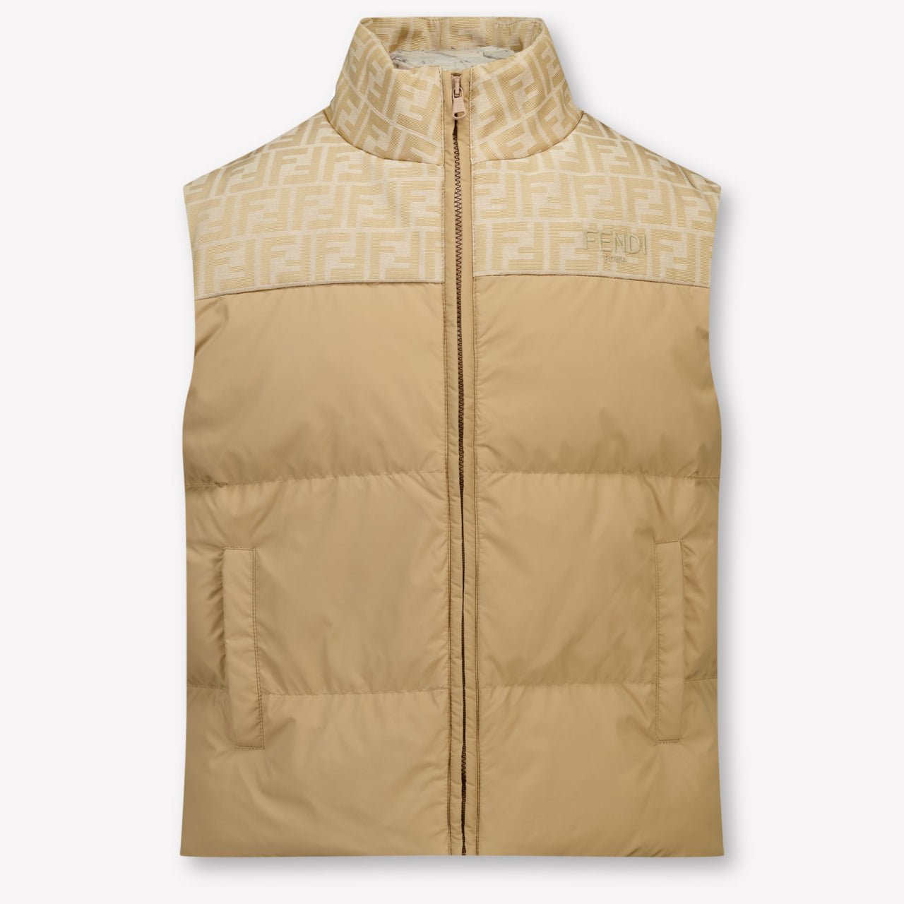 Fendi Kinder Unisex-Bodywarmer In Beige