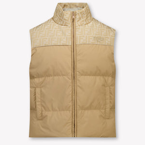 Fendi Kinder Unisex-Bodywarmer In Beige