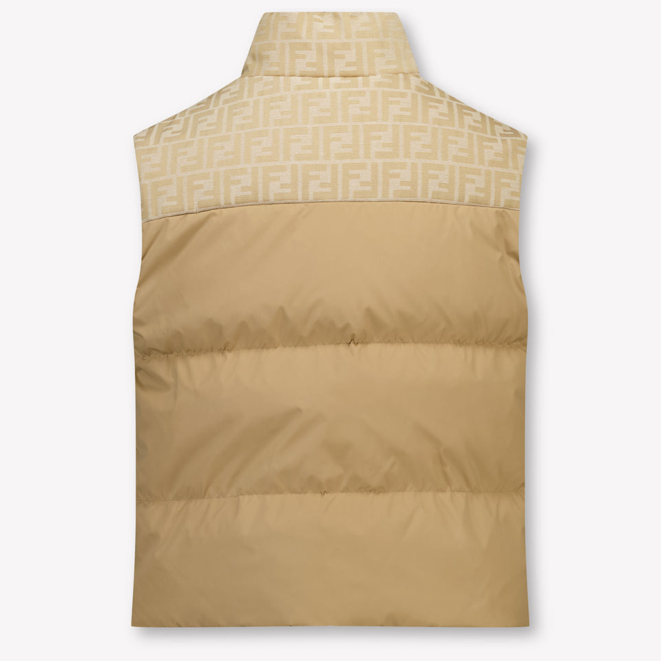 Fendi Kinder Unisex Bodywarmer In Beige