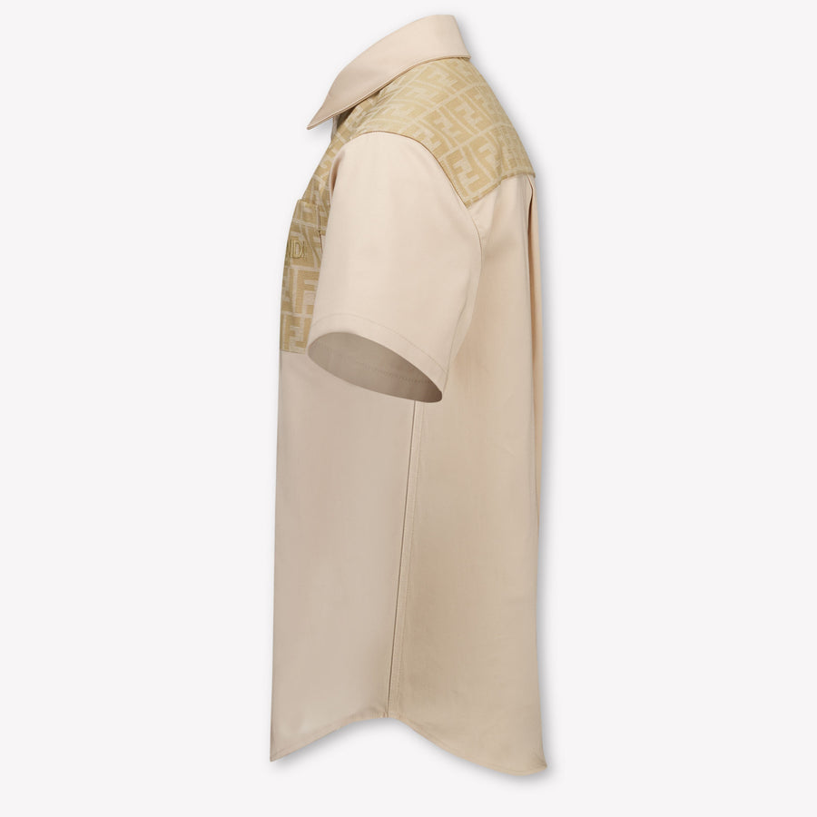 Fendi Kinder Jongens Blouse In Beige