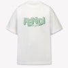 Fendi Kinder Jungen T-Shirt In Hellgrün