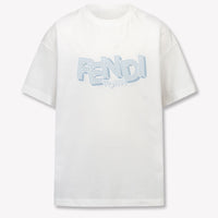 Fendi Kinder Jungen T-Shirt In Hellblau