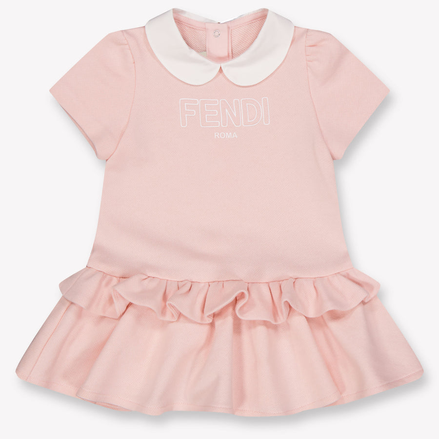 Fendi Bambino Ragazze Vestirsi Rosa Chiaro