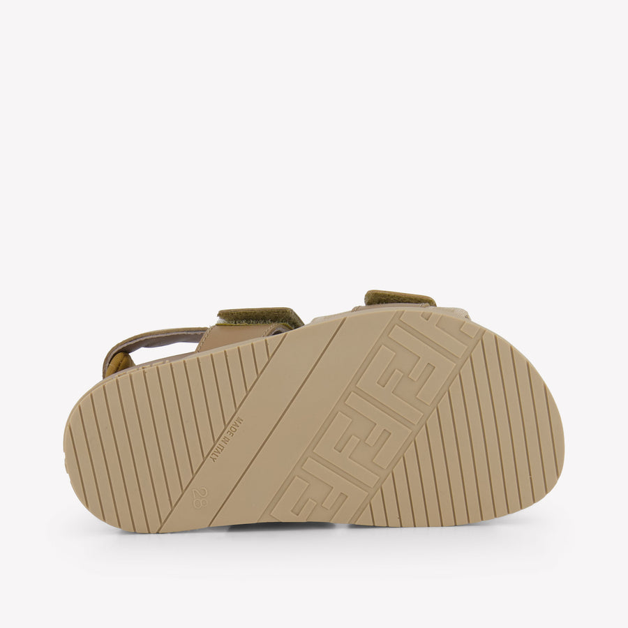 Fendi Unisex Sandali dentro Beige