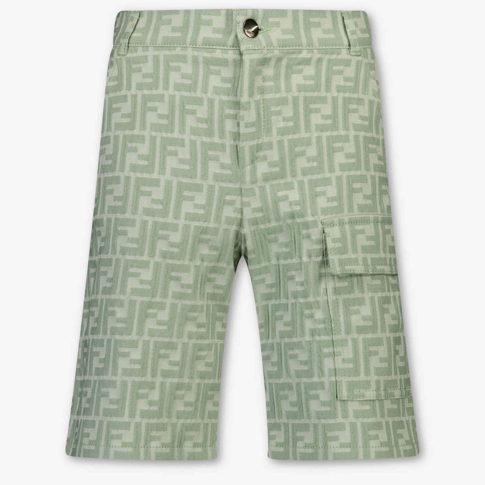 Fendi Enfants Garçons Pantalon dedans Vert-Clair