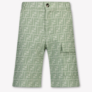 Fendi Kinder Jungen Hose rein Hellgrün