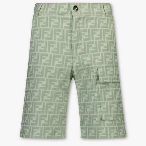 Fendi niños Chicos pantalones en Verde Claro