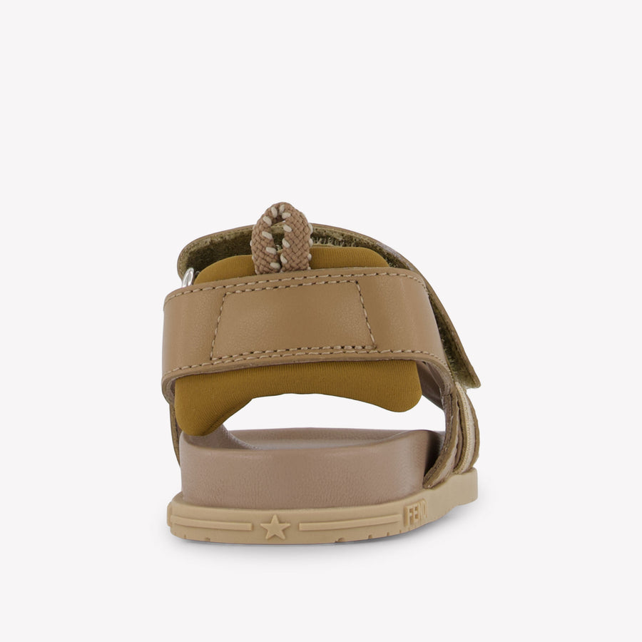 Fendi Unisex Sandali dentro Beige