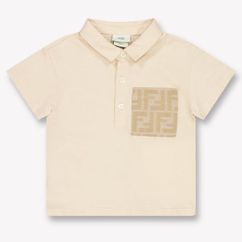 Fendi bebe Chicos polo en Beige