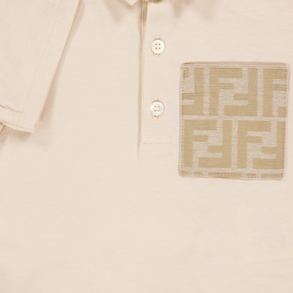 Fendi Bébé Garçons Polo En Beige
