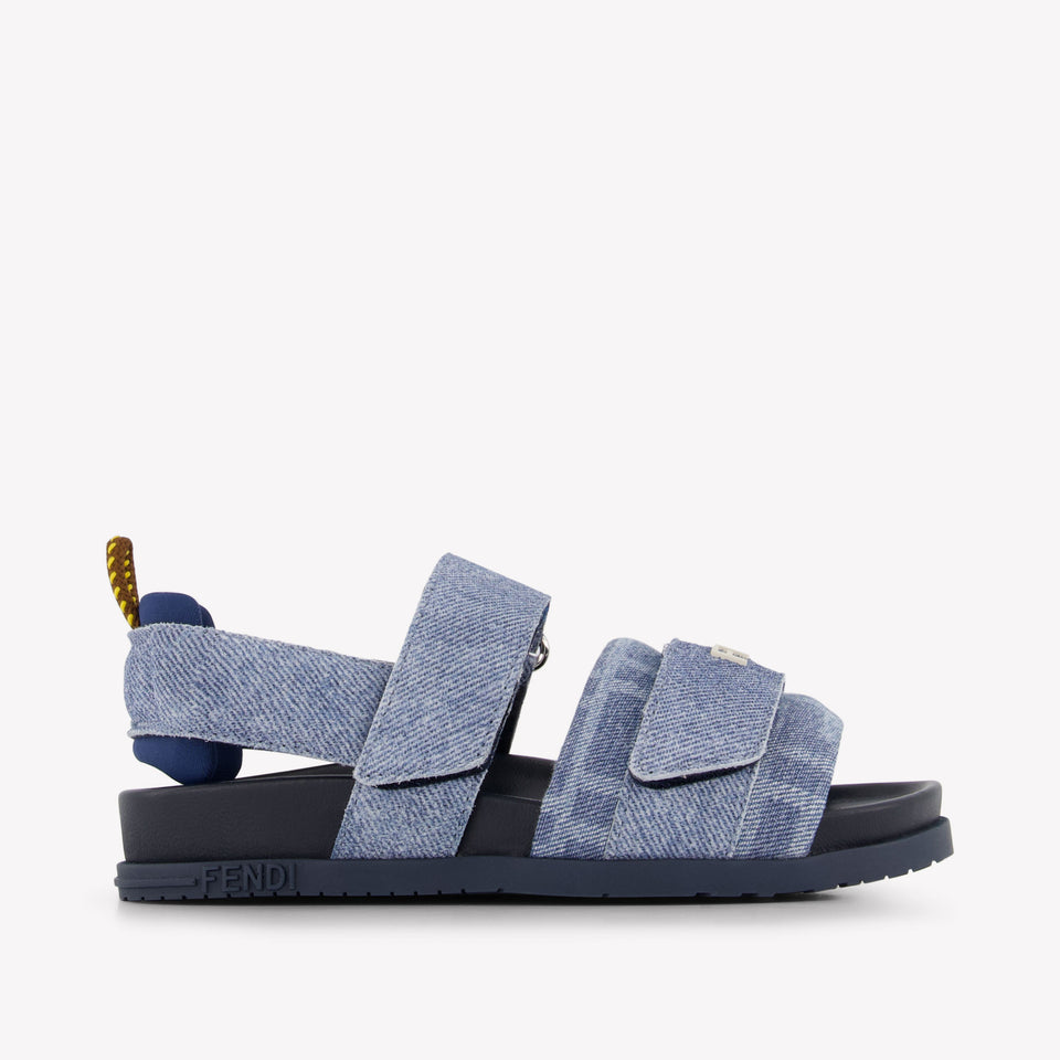 Fendi Unisex Sandali dentro Blu