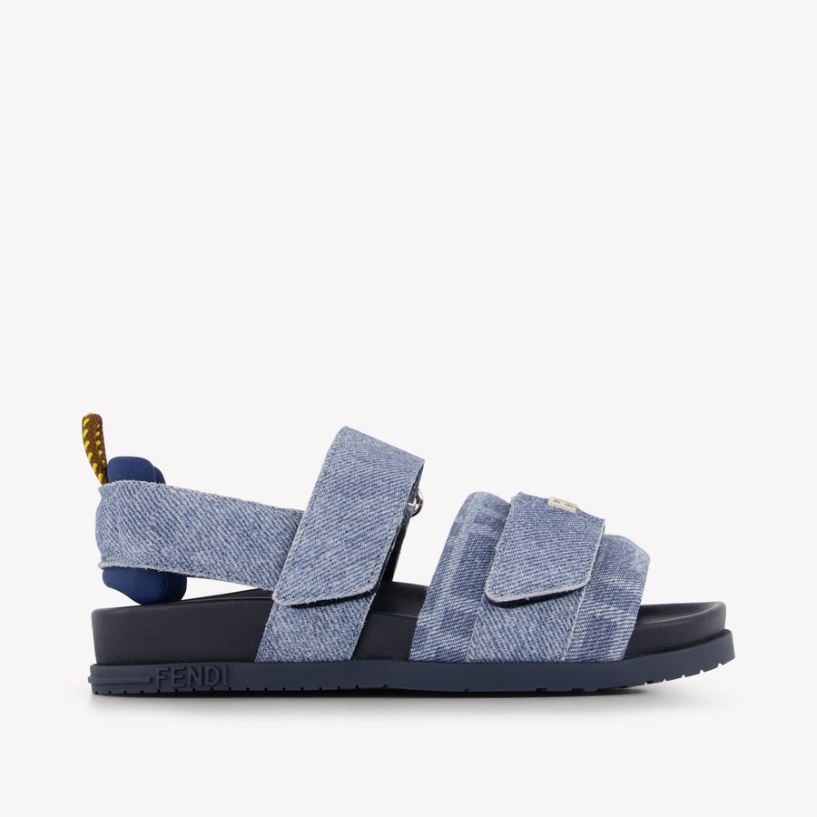 Fendi Unisexe Sandales dedans Bleu