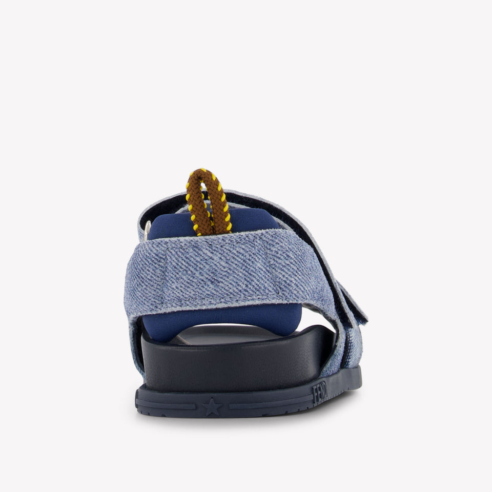 Fendi Unisex Sandali dentro Blu