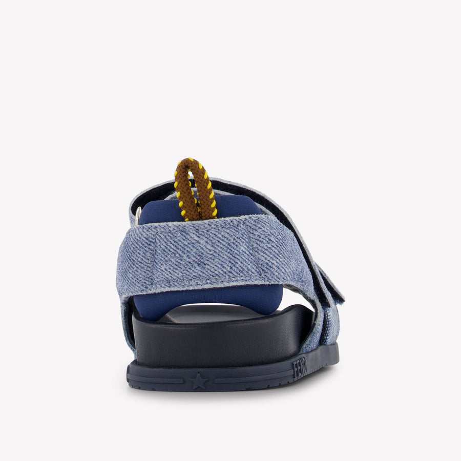 Fendi Unisexe Sandales dedans Bleu