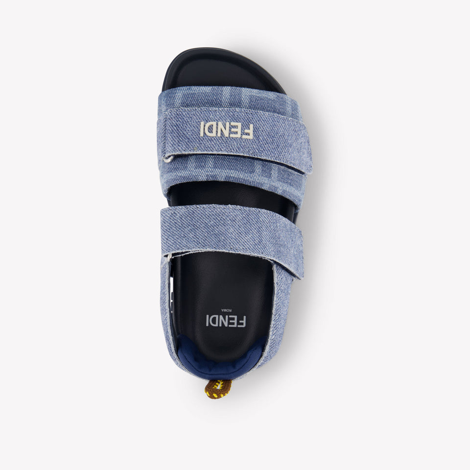 Fendi Unisex Sandali dentro Blu