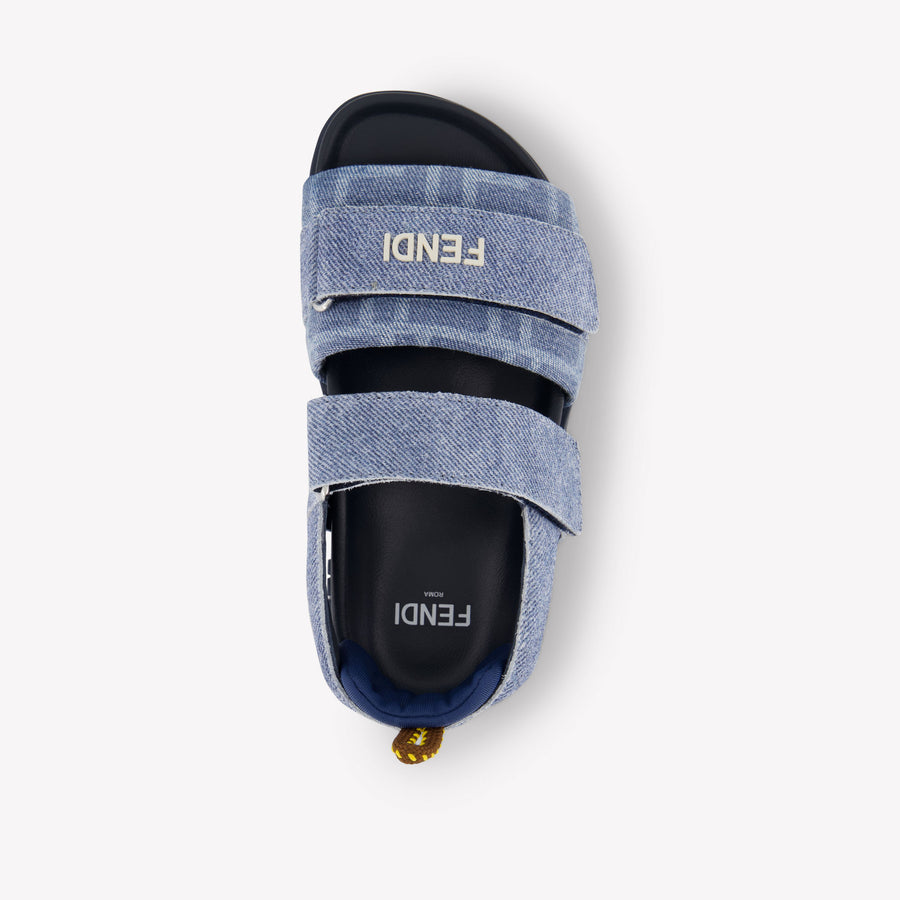 Fendi Unisexe Sandales dedans Bleu