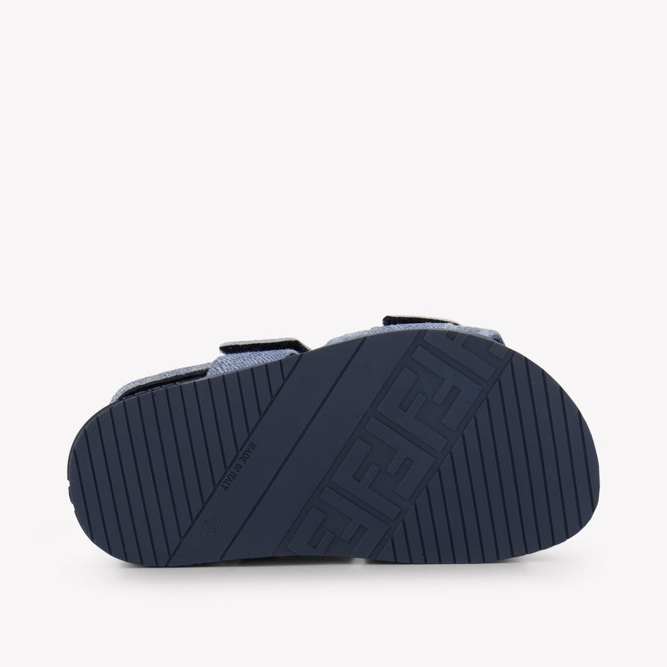 Fendi Unisex Sandali dentro Blu