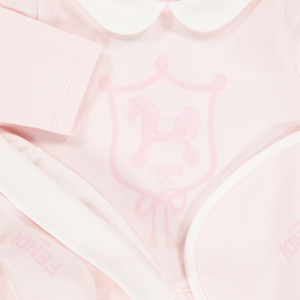Fendi Bambino Unisex Tutina dentro Rosa Chiaro