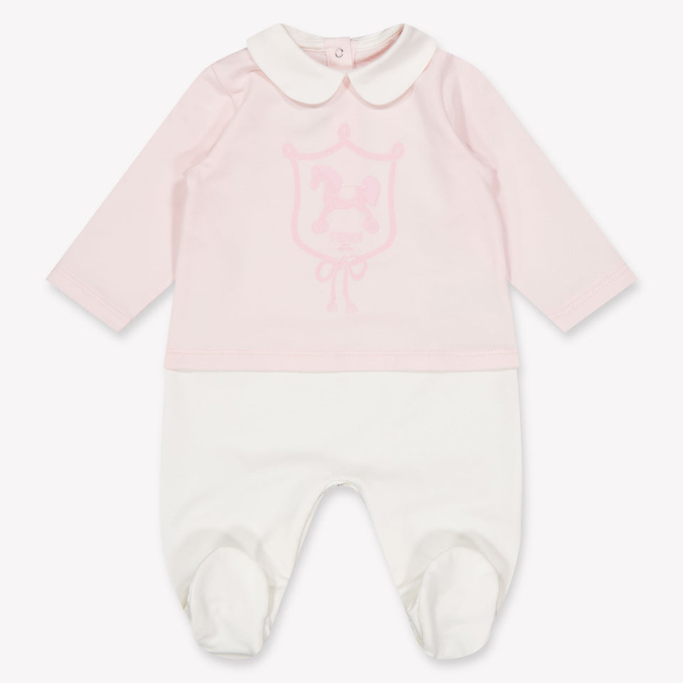 Fendi Bambino Unisex Tutina dentro Rosa Chiaro