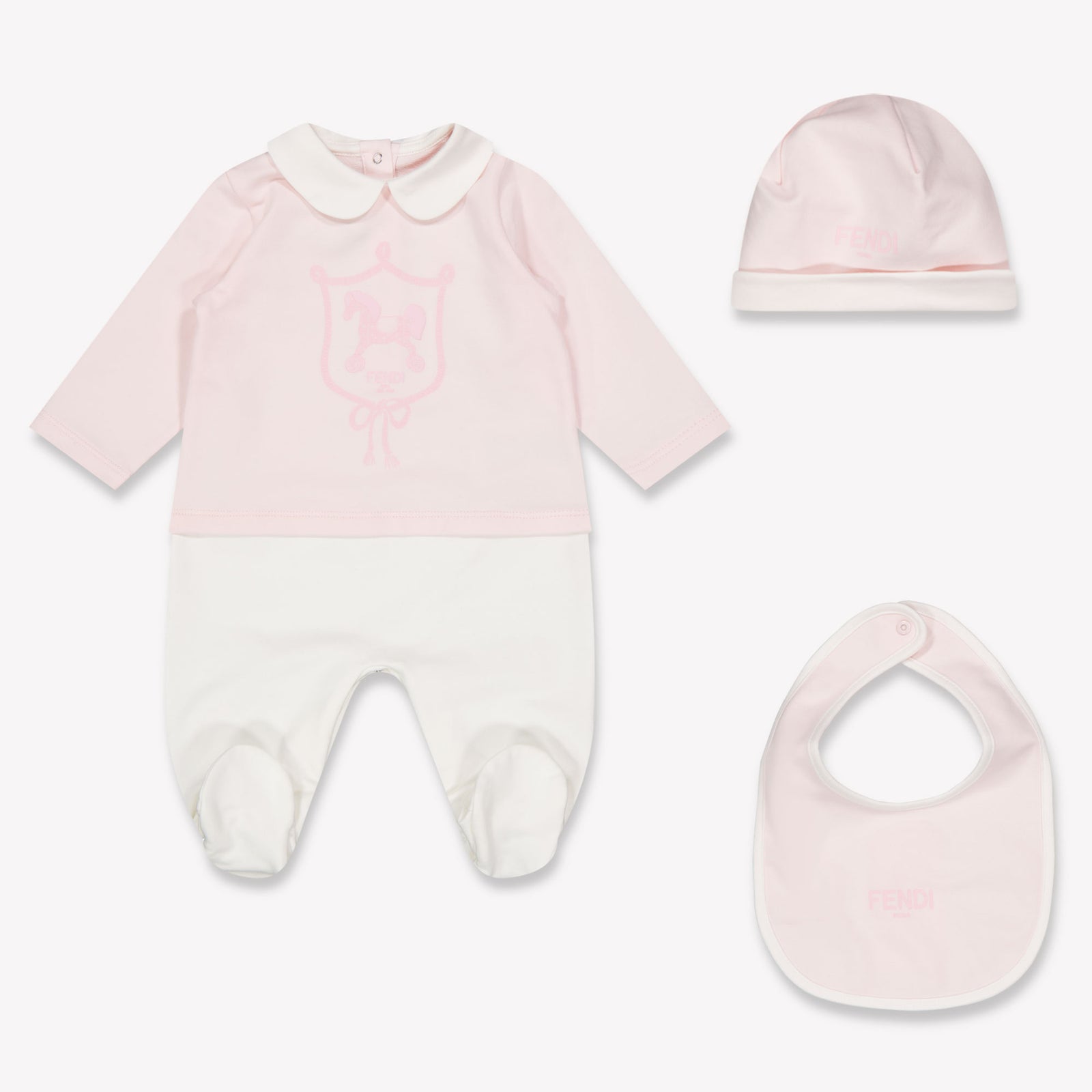 Fendi Bambino Unisex Tutina dentro Rosa Chiaro
