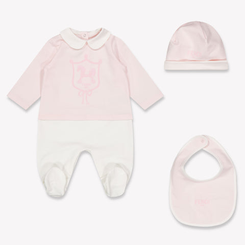 Fendi Bambino Unisex Tutina dentro Rosa Chiaro