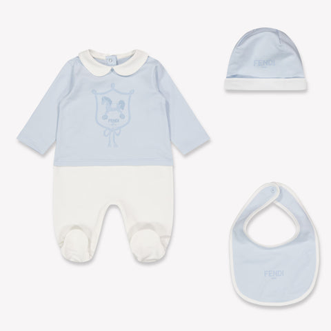 Fendi Bambino Unisex Tutina dentro Azzurro