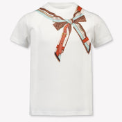 Fendi Enfants Filles T-shirt dans Blanc
